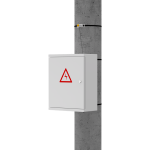 Street light control cabinet - cylindrical installation diagram